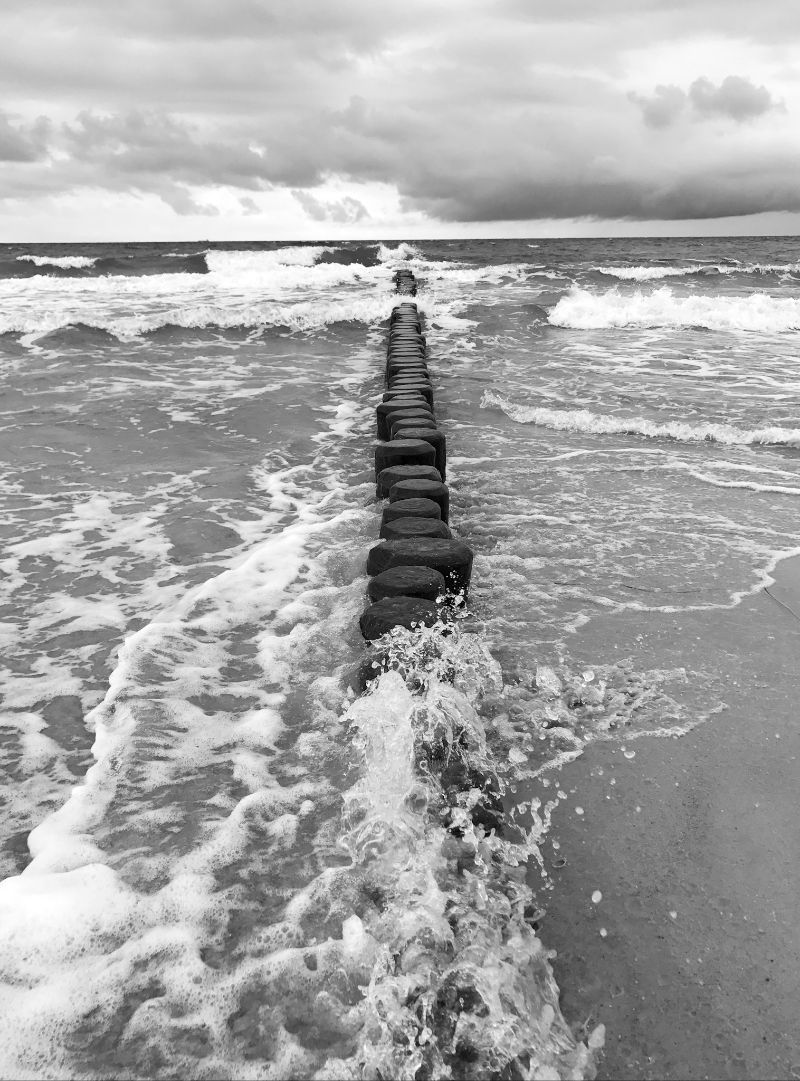 The sea, Rostock, Germany