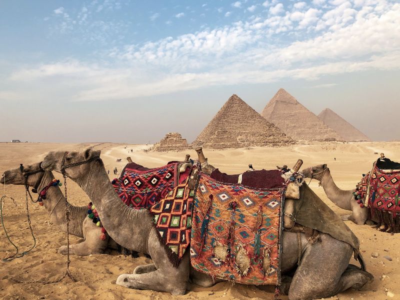 Giza pyramids, Cairo, Egypt